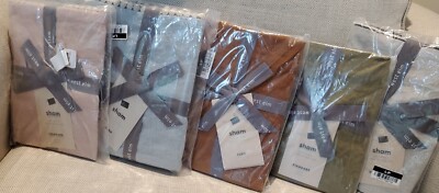 West Elm European Flax Linen ShamsYOU CHOOSE Standard Euro or Pom Pom
