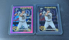 2024 Topps Chrome Nick Gonzales Rookie Pink Refractor & Base Rookie