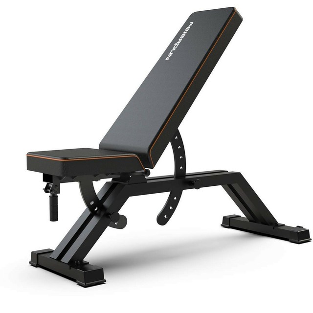 Barbell Bench Utility Cap York Adjustable Weight Flat Gym Workout
