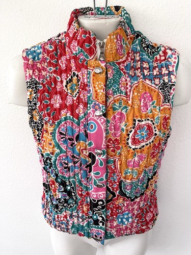 VTG Marker Womens Quilted Ski Vest, Insulated Thinsulate, Colorful, Size 6, EUC! - Picture 4 of 10