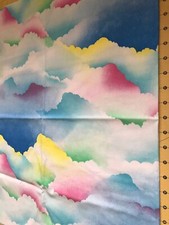 Colorful Clouds 25 X 43 100 cotton fabric 1787