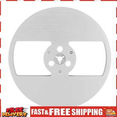 7 Zoll leere Bandspule 2 Löcher 1/4 für Studer ReVox/TEAC/BASF (2 Löcher Silber)