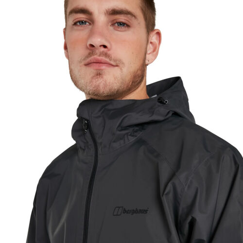 Berghaus Men's Deluge Light Shell Jacket - Dark Grey, RRP £90, BNWT. b45 - 第 4/9 張圖片