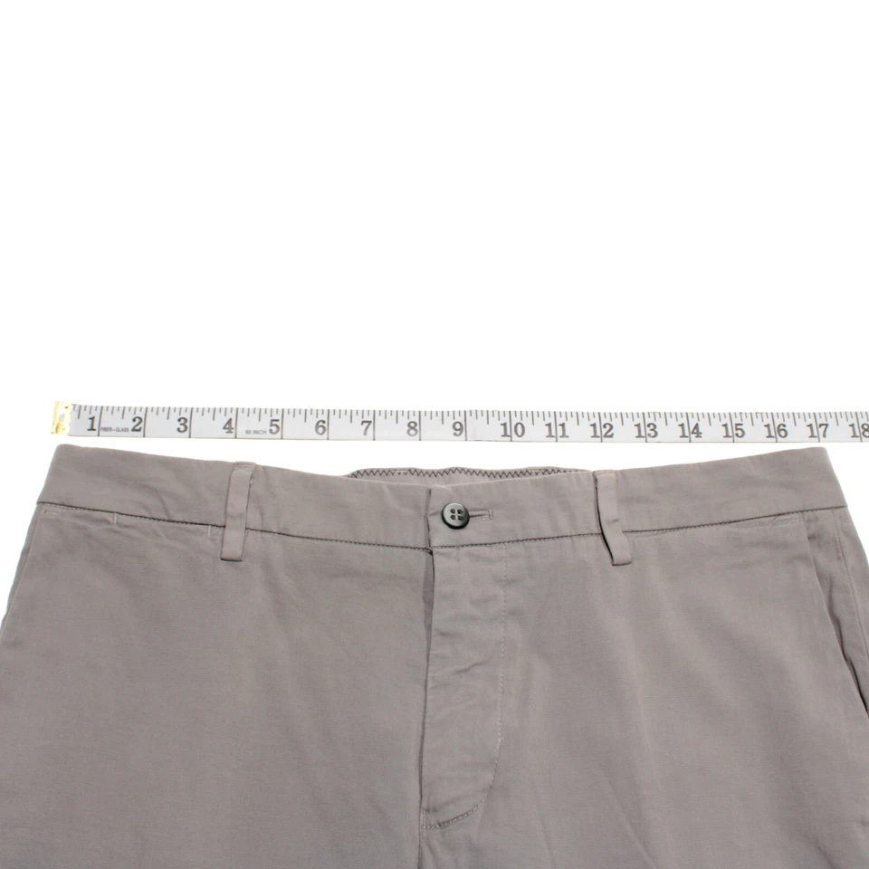 Pantalones chinos/casuales Mason's nuevos sin etiquetas talla 50 (34 EE. UU.) Nueva York en mezcla de algodón gris Foto 3 de 4