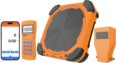 LMC-310 Wireless Refrigerant Scale Freon Scale with Charging Valve 220 Lbs/100Kg