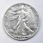 1936-S WALKING LIBERTY HALF DOLLAR ~ NICE WHITE AU ABOUT UNCIRCULATED!