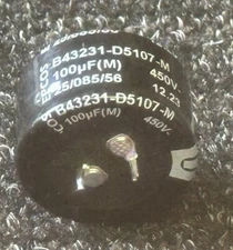 (2 Pack) EPCOS/TDK Capacitor 450V 25/085/56 100ųf B43231-D5107-M 12.23