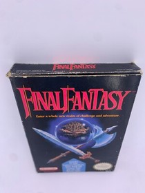 Final Fantasy (Nintendo Entertainment System, NES, 1990) Game, Box and Manual