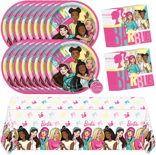 Barbie Birthday Party Decorations | Barbie Party Decorations | Serves 16 Guests