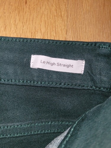 Frame Le High Straight Coated Jeans Pine Green Size 26 - Bild 3 von 15