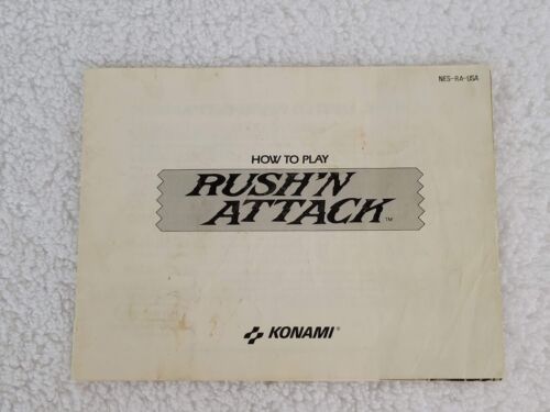 NINTENDO - NES RUSH'N ATTACK ORIGINAL GAME REV-A (CIB) WORKS - Picture 3 of 12