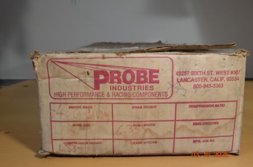 Probe Industries Pistons 400 Chrysler Good Used - Foto 3 di 3