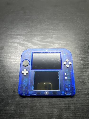 Limited Nintendo 2DS Crystal Blue Console - Picture 1 of 11