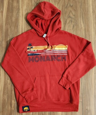 Monarch Del Mar California Hoodie Sz X-Small Hooded Sweatshirt