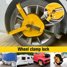 13-17" Anti Theft Steel Safety Wheel Clamp Lock Security Key for Trailer Caravan