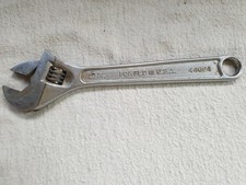 VINTAGE CRAFTSMAN 10" 250mm ADJUSTABLE WRENCH 44604 MADE IN USA
