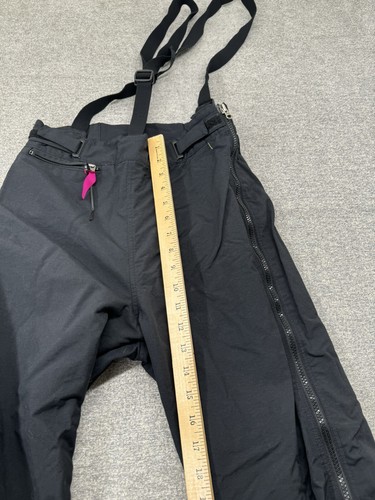 Patagonia Ski Pants Womens 10 Black Zipper Pockets Nylon Snowboard 30” - Picture 5 of 15