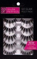 Salon Perfect Perfectly Natural Multi Pack Eyelashes, 615 Black, 4 Pr Salon Perfect Perfectly Natural Multi Pack Eyelashes, 615 Black, 4 Pr