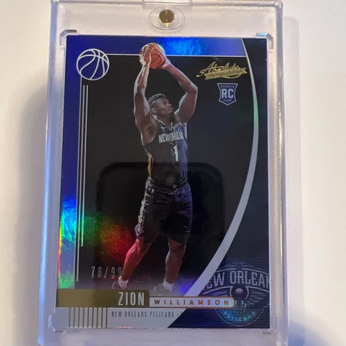 Zion Williamson 2019-20 Panini Absolute Memorabilia #16 Blue /99
