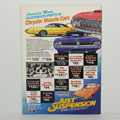 Mopar Muscle Magazine December / January 1994 65 Barracuda, Hemi Coronet - Picture 2 of 6