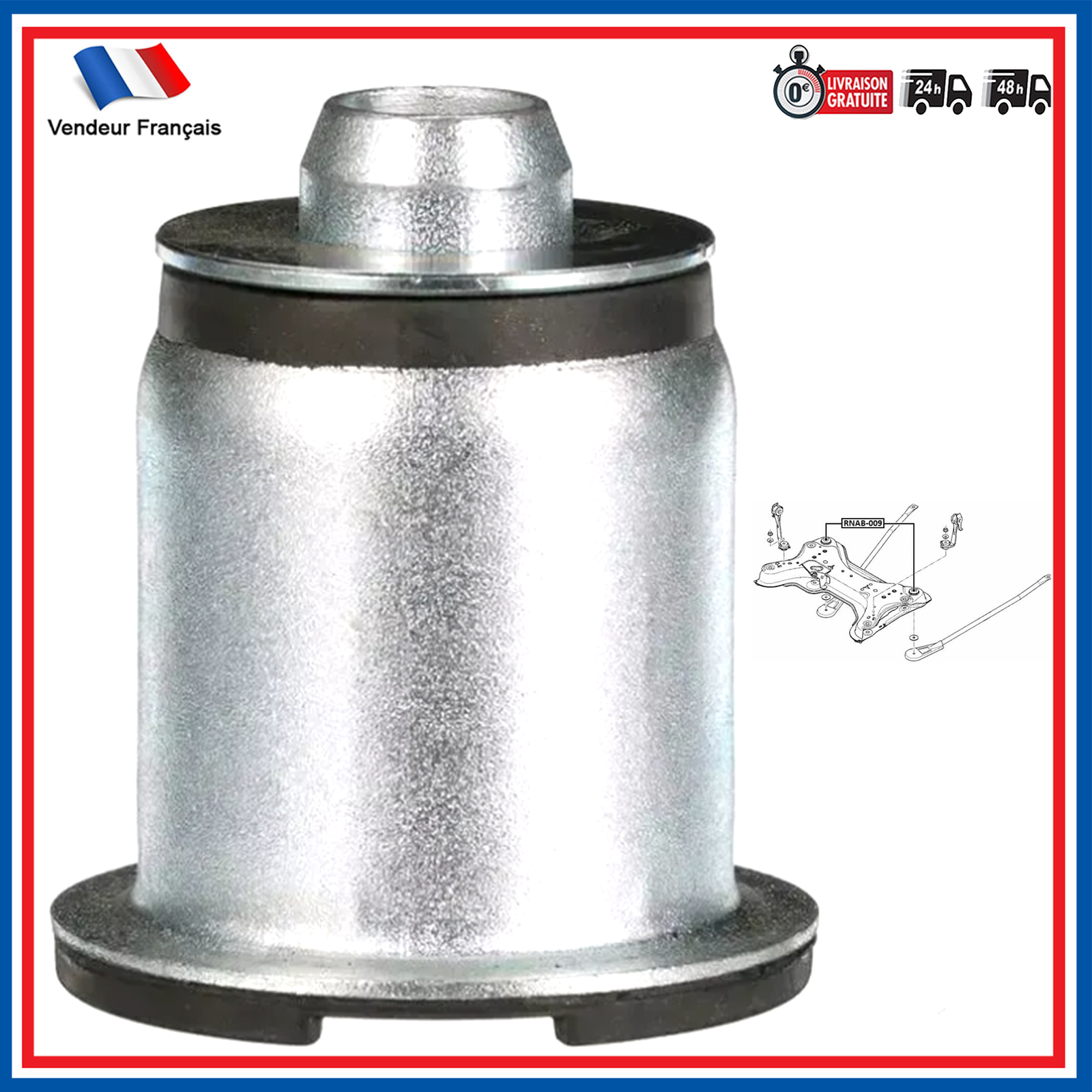 Silentbloc moteur 5440100Q0A pour Nissan NV300 Primastar dCi support anti-vibration