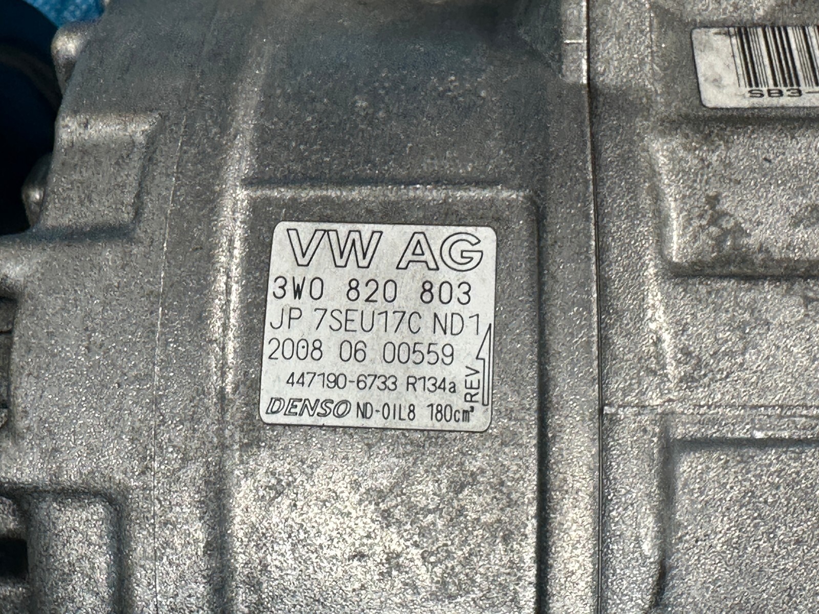 Bentley Continental Flying Spur A/C AC Compressor w/Bolts 29k 2006-2012 OEM