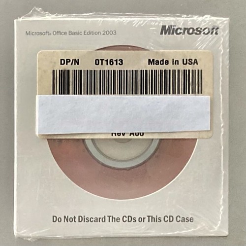 Microsoft Office Basic Edition 2003 - Dell Install CD (New) W/ Activation Code - Photo 3/3