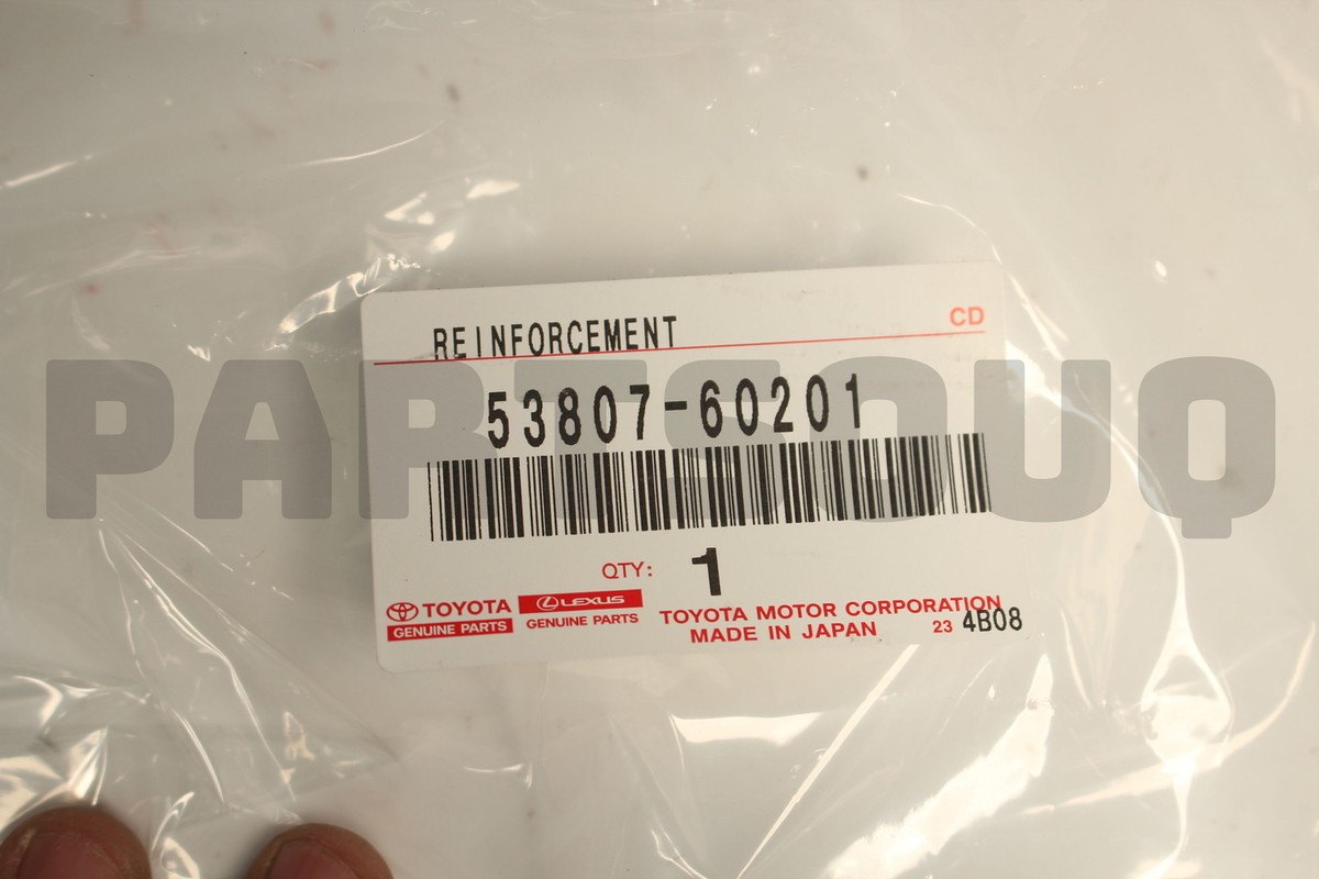 5380760201 Genuine Toyota REINFORCEMENT 53807-60201 | eBay