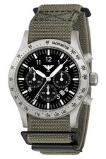 KHS Herrenuhr Platoon Solar Chronograph Stahl Grau Chrono PLASSC.DFSGO
