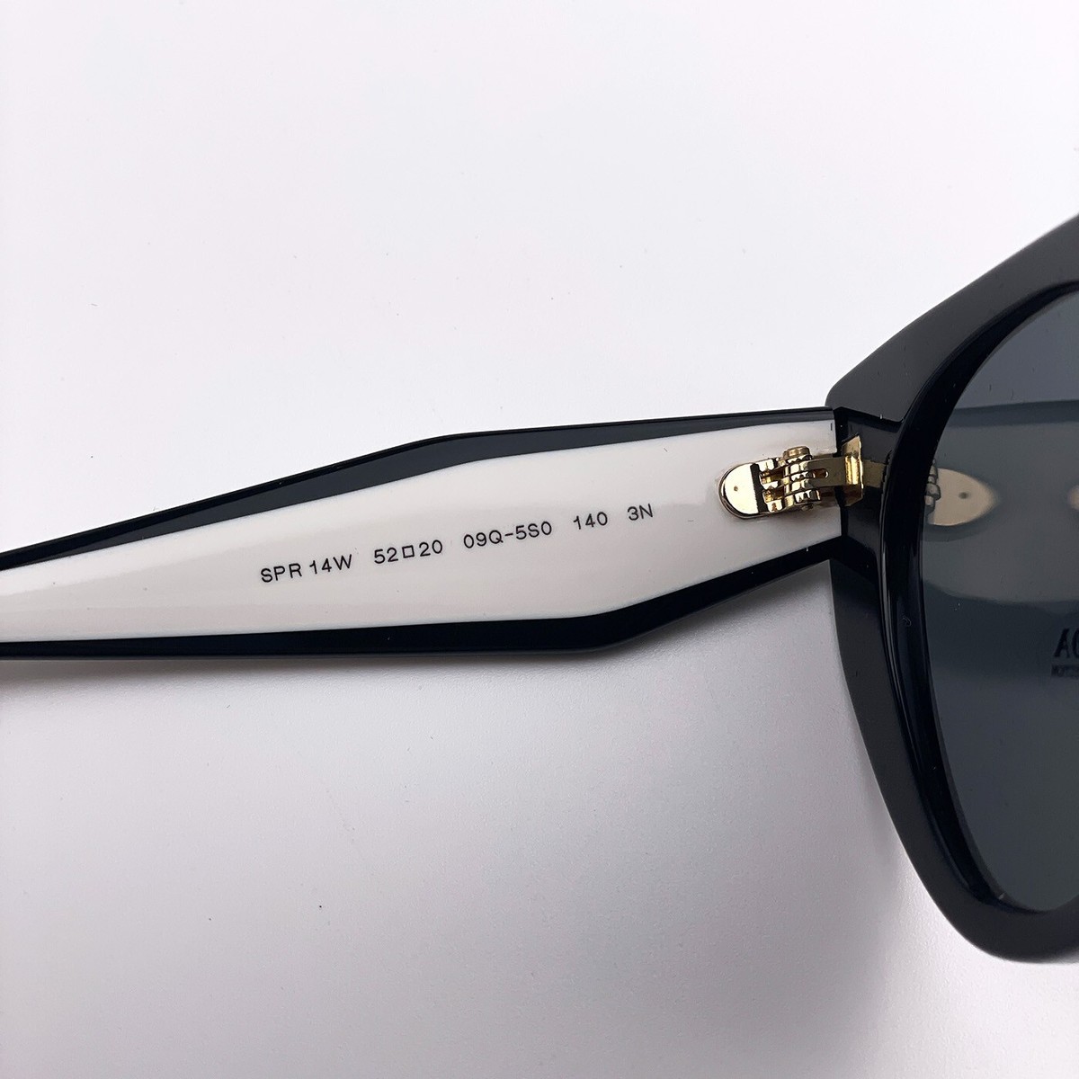 Prada Women Sunglasses Black Talc Grey Cat Eye Oversized  display picture 2
