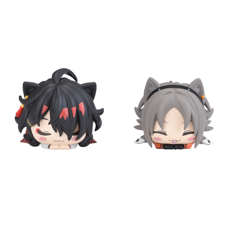 Sega NIJISANJI EN Luxiem Ohiruneko Nap Cat Mini Figure Vox Akuma