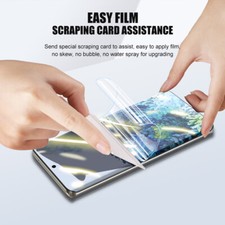 For Samsung Galaxy S21 S22 S20 A53 A13 Hydrogel Protective Film Screen Protector