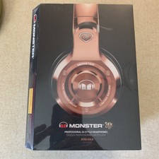 Monster 24K Headphones - Gold for sale 