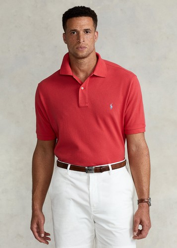 Polo Ralph Lauren Men's, Classic Fit Short Sleeve Mesh Polo Shirt, Red, S - 第 5/5 張圖片
