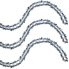 3PCS 18" inch Chainsaw Chain Blade .325 " .058"72 DL LinksFull-Chisel  72DL