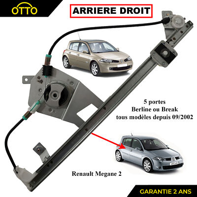 Lève Vitre électrique Arrière Droit Sans Moteur Pour Audi A4 (B6) 8E0839462C - AB20508