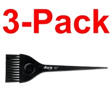 DIANE 3-Pack Large Tint & Dye Brush Hair Coloring, 2.375 inch, black, D8137