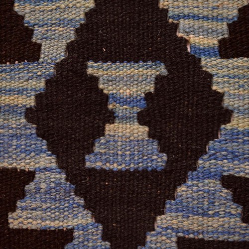 Atractiva alfombra de habitaciones hecha a mano Kilim área geométrica Kilim alfombra 5'9"x8'1" ft W29797 - Imagen 4 de 8