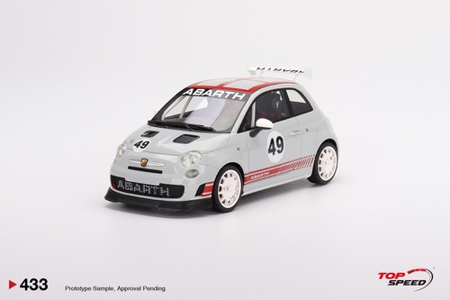 FIAT 500 ABARTH ASSETTO CORSE PRESENTATION - TOPSPEED TS0433 1/18