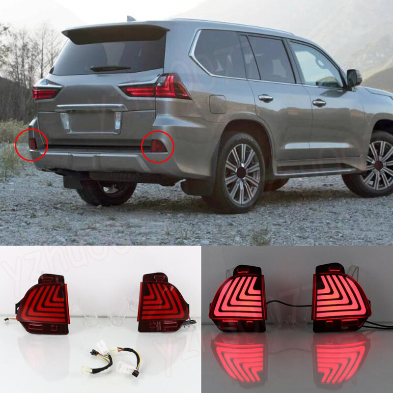 For 2016-2021 Lexus LX 570 LED Rear Fog Lights/ Turn signal Lights