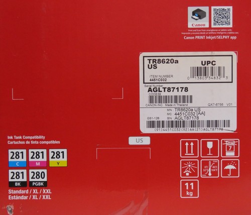 Canon TR8620a All-in-One Printer Home Office, Copier, Scanner, Fax, Auto Doc NEW - Picture 5 of 5