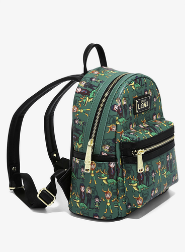 Mini mochila exclusiva Loungefly Marvel Loki Variantes - Imagen 2 de 4