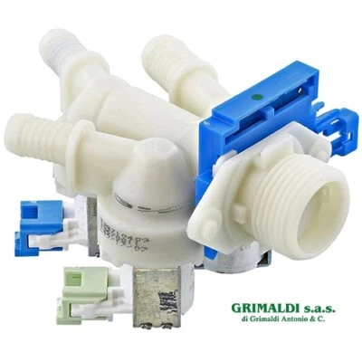 REX ELECTROLUX ZANUSSI AEG ELETTROVALVOLA 3 VIE CARICO ACQUA LAVATRICE REX ELECTROLUX 4055125225 ORIGINALE