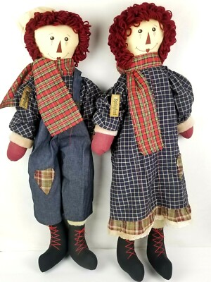RAGGEDY ANN&ANDY アン&アンディ　カントリードール Vintage RARE 2003 Raggedy Ann & Andy Country Carnival IMPISH