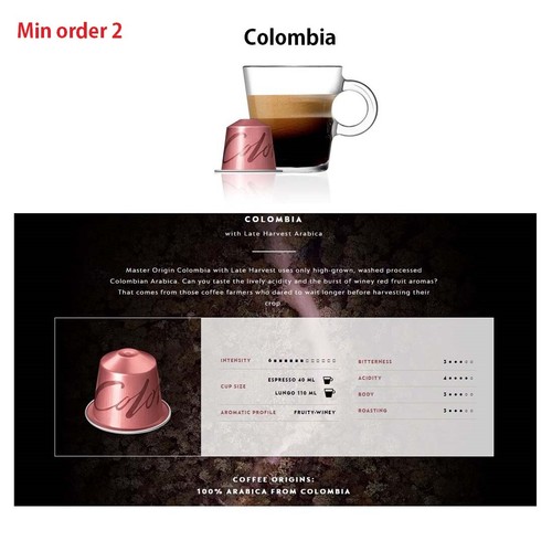 Funda de 10 cápsulas de café Nespresso línea original Intenso / Espresso / Lungo / Descafeinado - Imagen 2 de 38
