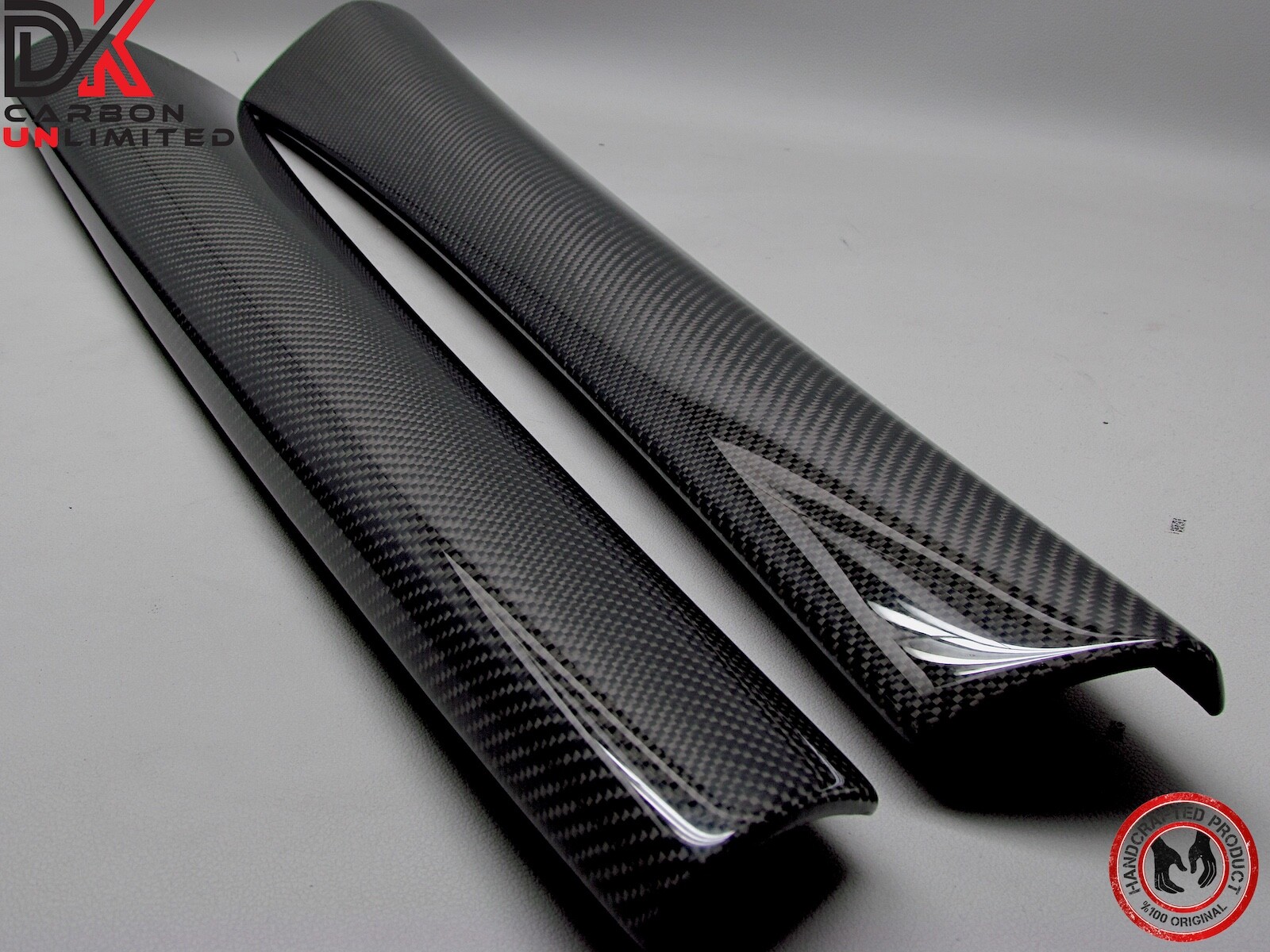 Aston Martin DB9 DBS Virage Full Replacement Gloss Carbon Fiber Door Cappings