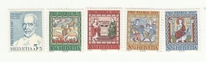 Switzerland 1967. Pro Patria. Theodor Kocher. Art. SG#746-50. MNH