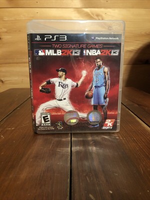 MLB 2K13 & NBA 2K13 Combo Pack (Sony PlayStation 3, 2012) USED COMPLETE IN BOX
