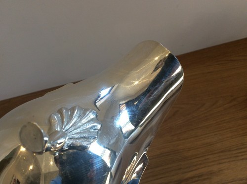 WALKER & HALL George II Style STERLING SILVER SAUCE BOAT 296 g Sheffield 1927 - Picture 6 of 12
