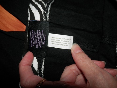 NEW Mambo Australia Girls Medium 10/12 Skinny Capri Animal Print Fold Waist 4628 - Picture 14 of 20